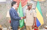 Oligui Nguema reçoit l'ambassadeur de France au Gabon