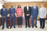 Hakan Kiran, Consul honoraire du Gabon en Turquie et homme d'affaires reçu par Odette Polo épse (…)