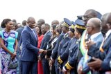 Brice Clotaire et Zita Oligui Nguema arrivés en Cote d'Ivoire