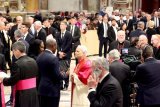 Le couple Oligui Nguema au Vatican pour la messe inaugurale du pontificat de Sa Sainteté le Pape (…)