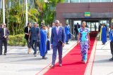 Le couple Oligui Nguema en route pour la Cote d'Ivoire