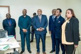 Le Ministre de la Justice en visite de terrain à l'ENM et au Tribunal de Libreville