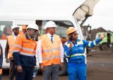 Visite du Ministre du Travail, du Plein Emploi et du Dialogue Social dans la zone portuaire d'Owendo