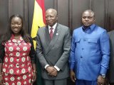 Charles M'ba, représentant du Président de la Transition au Ghana