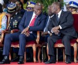 Brice Clotaire Oligui Nguema au 65è anniversaire de la Cote d'Ivoire
