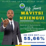Département de l'Ogooué et des lacs/ 4e siège : Rolf Mavitsi Nziengui remercie la coordination (…)