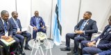 Le Président de la République s'entretient avec ses homologues botswanais et namibien