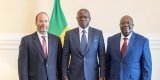 Le Président de la République s'entretient avec les représentants de la société BW Energy