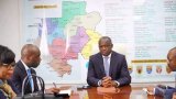 Séance de travail entre Mark-Alexandre Doumba et Hermann Immongault