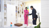 SEM Zhaou Ping reçu par la Première Dame Zita Oligui