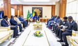 Edoh Signon, DG de Canal+ Gabon reçu par le chef de l'Etat gabonais