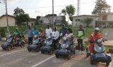 Cinq handicapés moteurs formés à la conduite des scooters à Ndjolé