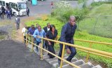 Le Chef de l'État gabonais et son épouse visitent plusieurs sites à Malabo